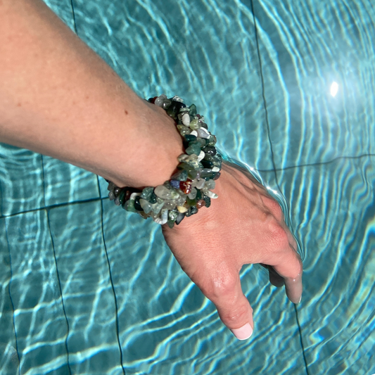 Santorini-Armband – Indischer Achat